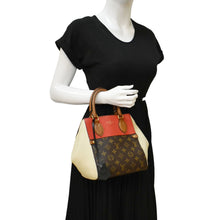 Load image into Gallery viewer, LOUIS VUITTON Fold MM Monogram Canvas Tote Bag Red