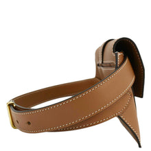 Load image into Gallery viewer, HERMES Elan Leather Pocket Belt Bag Brown