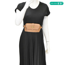 Load image into Gallery viewer, HERMES Elan Leather Pocket Belt Bag Brown