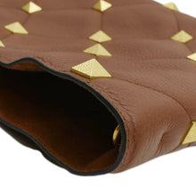 Load image into Gallery viewer, VALENTINO Large Roman Stud Tote Bag Saddle Brown