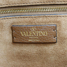 Load image into Gallery viewer, VALENTINO Large Roman Stud Tote Bag Saddle Brown