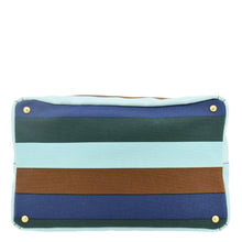 Load image into Gallery viewer, PRADA Canapa Righe Canvas Satchel Bag Multicolor