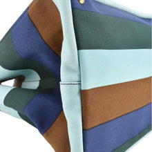 Load image into Gallery viewer, PRADA Canapa Righe Canvas Satchel Bag Multicolor