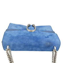 Load image into Gallery viewer, GUCCI Dionysus Medium Suede Leather Shoulder Bag Blue 403348