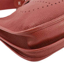 Load image into Gallery viewer, HERMES Evelyne Clemence III PM Leather Crossbody Bag Red
