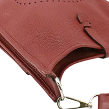 Load image into Gallery viewer, HERMES Evelyne Clemence III PM Leather Crossbody Bag Red