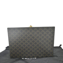 Load image into Gallery viewer, CELINE Triomphe Canvas Stationery Case Brown