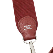 Load image into Gallery viewer, HERMES Evelyne Clemence III PM Leather Crossbody Bag Red