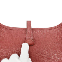 Load image into Gallery viewer, HERMES Evelyne Clemence III PM Leather Crossbody Bag Red