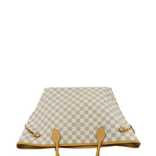 Load image into Gallery viewer, LOUIS VUITTON Neverfull MM Damier Azur Shoulder Bag White