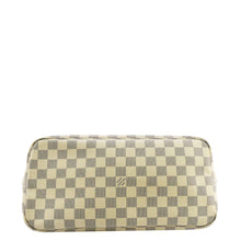 Load image into Gallery viewer, LOUIS VUITTON Neverfull MM Damier Azur Shoulder Bag White