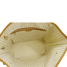 Load image into Gallery viewer, LOUIS VUITTON Neverfull MM Damier Azur Shoulder Bag White