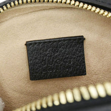 Load image into Gallery viewer, GUCCI Ophidia Mini GG Round Web Leather Crossbody Bag Black 550618