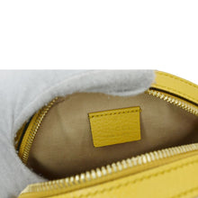 Load image into Gallery viewer, GUCCI Ophidia Mini Flora GG Round Supreme Monogram Web Crossbody Bag Yellow 550618