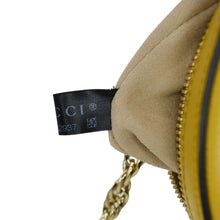 Load image into Gallery viewer, GUCCI Ophidia Mini Flora GG Round Supreme Monogram Web Crossbody Bag Yellow 550618