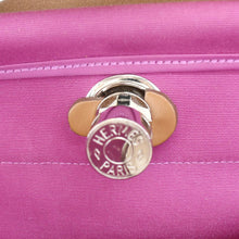 Load image into Gallery viewer, HERMES Herbag Zip Retourne 31 Toile Canvas Tote Shoulder Bag Fuchsia