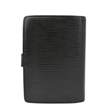 Load image into Gallery viewer, LOUIS VUITTON Ring Agenda Small Epi Leather Organizer Cover Black