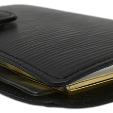 Load image into Gallery viewer, LOUIS VUITTON Ring Agenda Small Epi Leather Organizer Cover Black