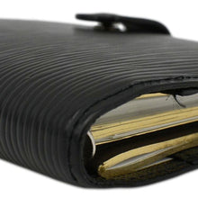 Load image into Gallery viewer, LOUIS VUITTON Ring Agenda Small Epi Leather Organizer Cover Black