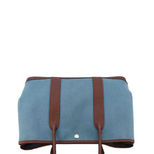 Load image into Gallery viewer, HERMES Garden Party 36 Leather Tote Bag Blue Teal