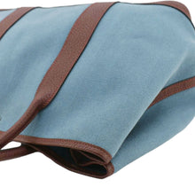 Load image into Gallery viewer, HERMES Garden Party 36 Leather Tote Bag Blue Teal