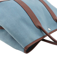 Load image into Gallery viewer, HERMES Garden Party 36 Leather Tote Bag Blue Teal