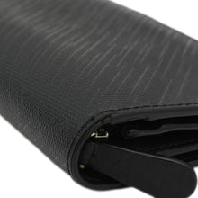Load image into Gallery viewer, BURBERRY London Check Leather Zip Wallet Black