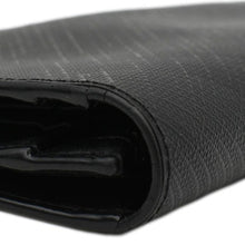 Load image into Gallery viewer, BURBERRY London Check Leather Zip Wallet Black