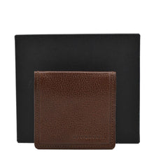 Load image into Gallery viewer, BURBERRY Caviar Leather Coin Purse Brown