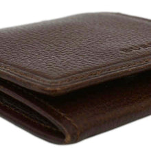 Load image into Gallery viewer, BURBERRY Caviar Leather Coin Purse Brown