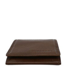 Load image into Gallery viewer, BURBERRY Caviar Leather Coin Purse Brown