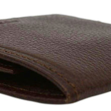 Load image into Gallery viewer, BURBERRY Caviar Leather Coin Purse Brown