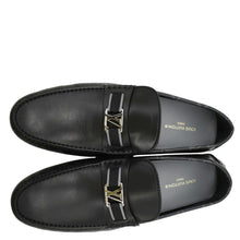Load image into Gallery viewer, LOUIS VUITTON Hockenheim Moccasin Leather Loafers Black US 10