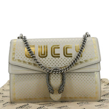 Load image into Gallery viewer, GUCCI X SEGA Dionysus Medium GUCCY Stars Leather Shoulder Bag White 400235