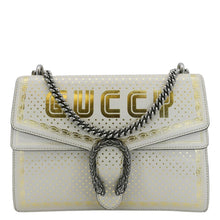 Load image into Gallery viewer, GUCCI X SEGA Dionysus Medium GUCCY Stars Leather Shoulder Bag White 400235