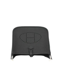 Load image into Gallery viewer, HERMES Evelyne TPM Clemence Leather Crossbody Bag Black