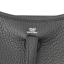 Load image into Gallery viewer, HERMES Evelyne TPM Clemence Leather Crossbody Bag Black