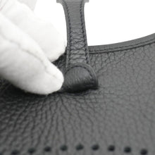 Load image into Gallery viewer, HERMES Evelyne TPM Clemence Leather Crossbody Bag Black