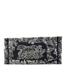Load image into Gallery viewer, CHRISTIAN DIOR Dioriviera Book Medium Toile De Jouy Reverse Embroidery Tote Blue