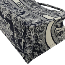 Load image into Gallery viewer, CHRISTIAN DIOR Dioriviera Book Medium Toile De Jouy Reverse Embroidery Tote Blue