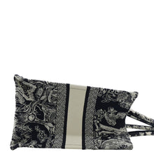 Load image into Gallery viewer, CHRISTIAN DIOR Dioriviera Book Medium Toile De Jouy Reverse Embroidery Tote Blue