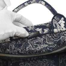 Load image into Gallery viewer, CHRISTIAN DIOR Dioriviera Book Medium Toile De Jouy Reverse Embroidery Tote Blue