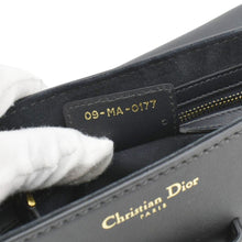 Load image into Gallery viewer, CHRISTIAN DIOR D Fence Calfskin Leather Saddle Bag Black