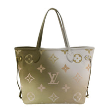 Load image into Gallery viewer, LOUIS VUITTON Neverfull MM Monogram Coated Canvas Tote Sunset Khaki