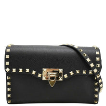 Load image into Gallery viewer, VALENTINO Rockstud Flip Lock Leather Shoulder