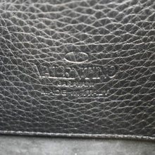 Load image into Gallery viewer, VALENTINO Rockstud Flip Lock Leather Shoulder Bag Black