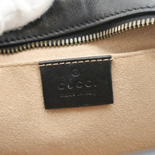Load image into Gallery viewer, GUCCI GG Marmont Small Matelasse Chevron Leather Camera Bag Black 447632