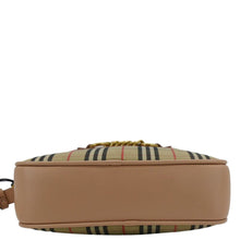 Load image into Gallery viewer, BURBERRY 1983 Knight Check Link Leather Crossbody Belt Bag Pink