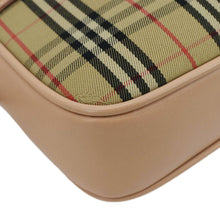 Load image into Gallery viewer, BURBERRY 1983 Knight Check Link Leather Crossbody Belt Bag Pink