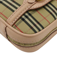 Load image into Gallery viewer, BURBERRY 1983 Knight Check Link Leather Crossbody Belt Bag Pink